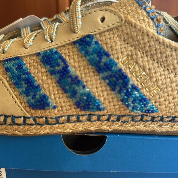 ADIDAS CLOT Gazelle by Edison Chen Linen Khaki - IH3641 Sz 6.5/8 - Picture 14 of 14